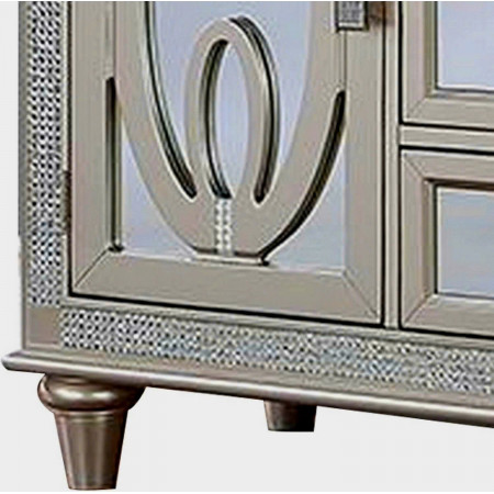 322 - 75 Benjara : Tủ Buffet , Tủ Rượu - 137cm